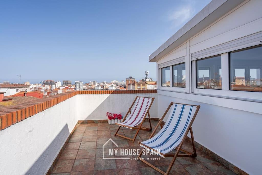 Myhousespain - Atico Con Gran Terraza En Gijon Ngoại thất bức ảnh